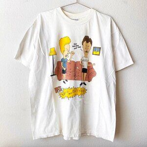 1993 Beavis and Butthead Single Stitch Vintage Tee Shirt Men's XL